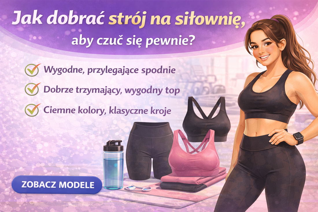 Jak dobrać strój na siłownię, żeby czuć się pewnie?