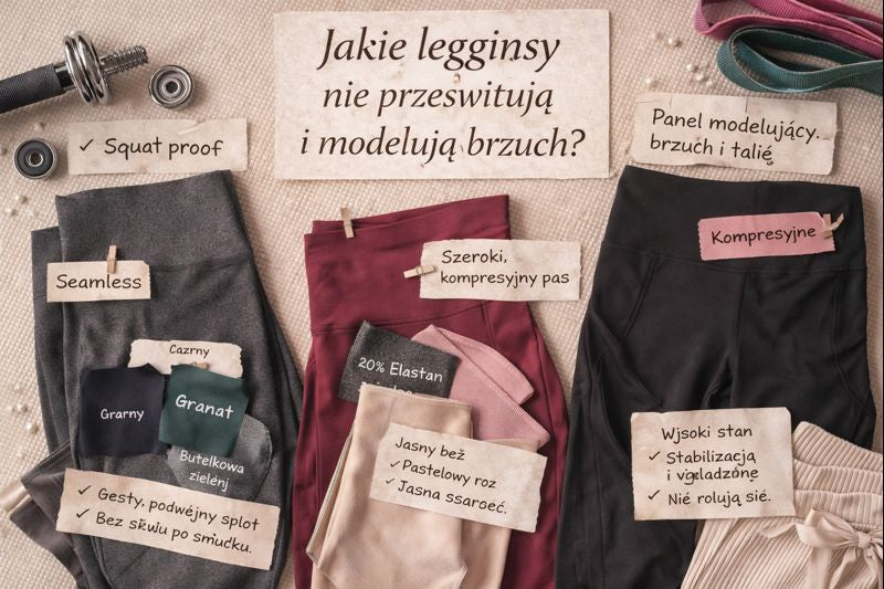 Jakie legginsy nie prześwitują i modelują brzuch? Test krojów, materiałów i konstrukcji