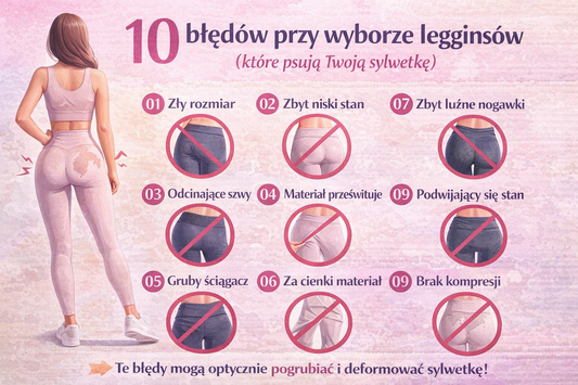 10 błędów przy wyborze legginsów (które psują Twoją sylwetkę)