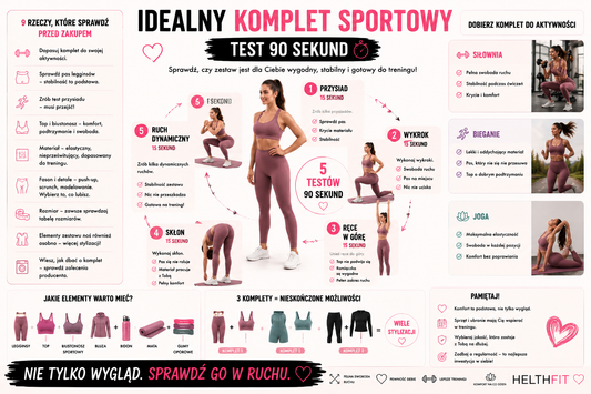 Jak wybrać idealny komplet sportowy? 9 rzeczy, które sprawdź przed zakupem