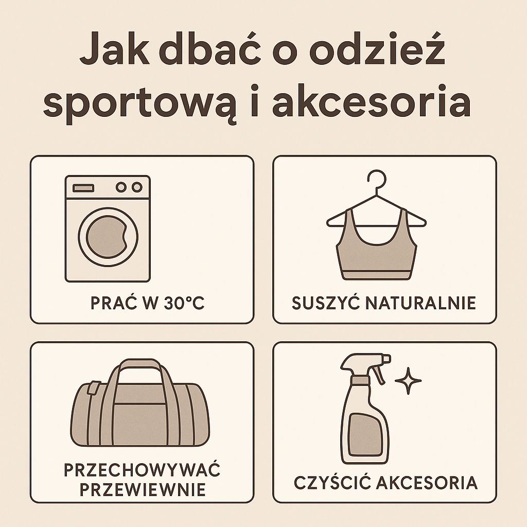 Jak dbać o odzież sportową i akcesoria - pranie, suszenie, przechowywanie, by służyły długo
