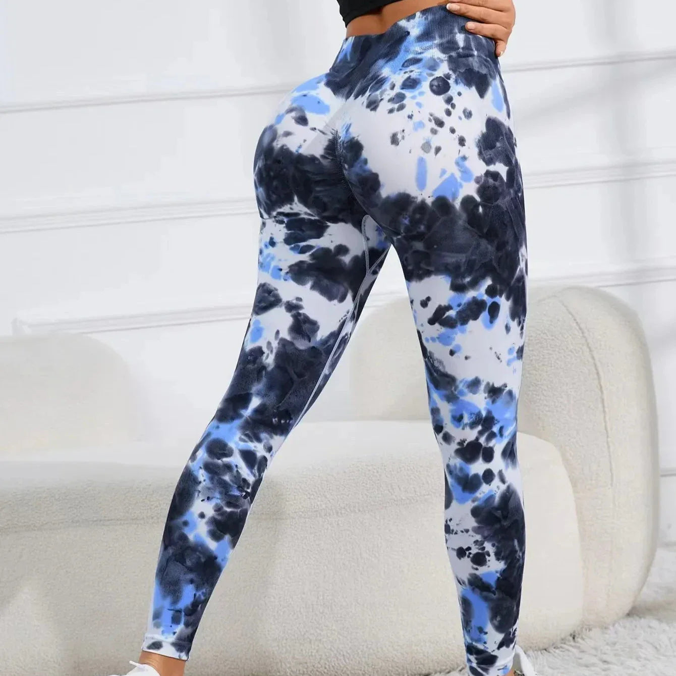 Legginsy z efektem Tie Dye i PushUP Artemida-helthfit.pl