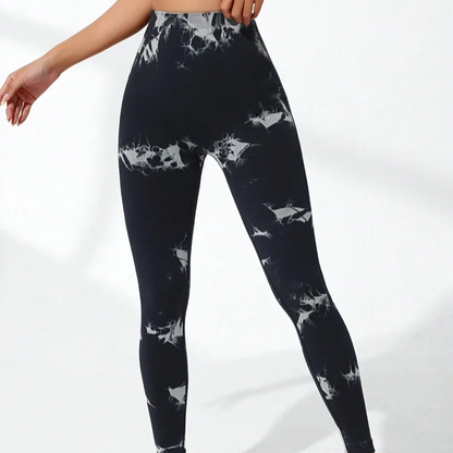 Legginsy z efektem Tie Dye Hymenajos-helthfit.pl