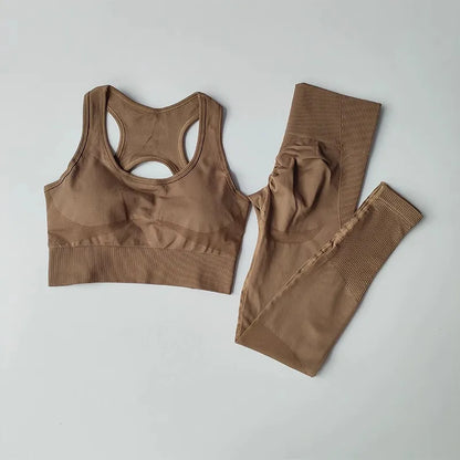 Komplet sportowy top + legginsy pushup Boreasz