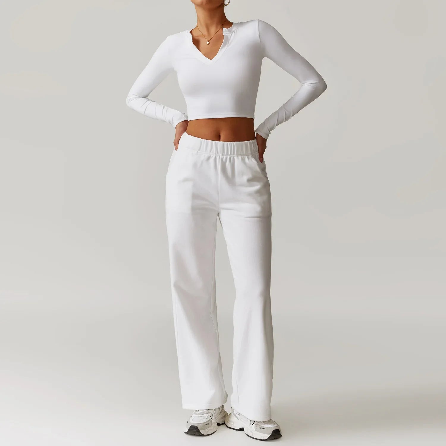 Luźny dres z obcisłą górą Hestia-helthfit.pl