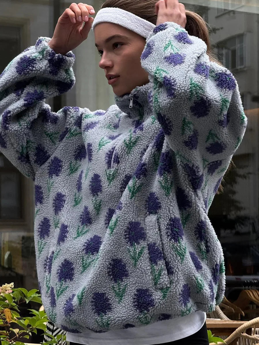 Bluza polarowa oversize Posejdon