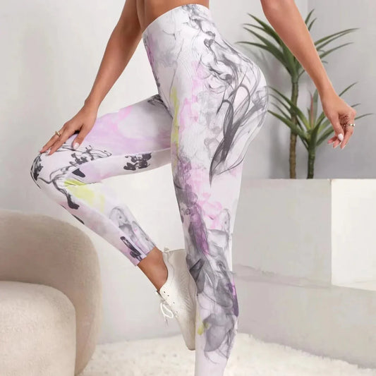 Legginsy z efektem Tie Dye i PushUP Dionizos-helthfit.pl