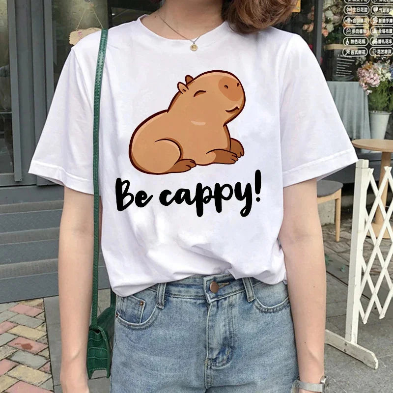 T-shirt z kapibarą Asklepios-helthfit.pl