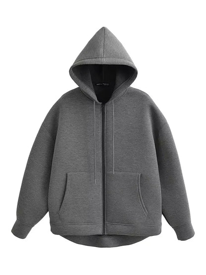Ciepła bluza oversize z kapturem Demeter