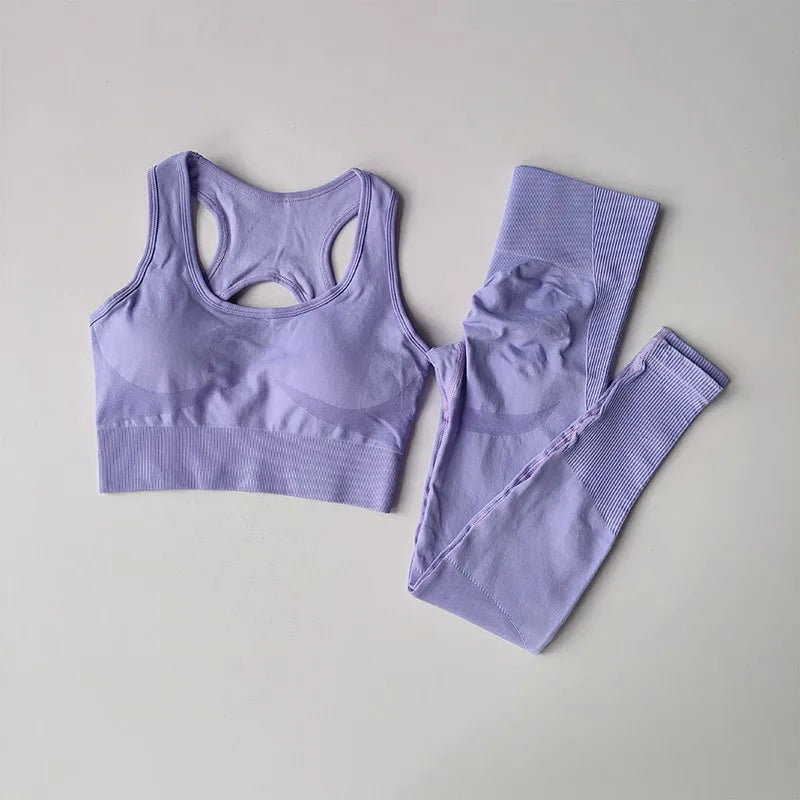 Komplet sportowy top + legginsy pushup Boreasz