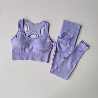 Komplet sportowy top + legginsy pushup Boreasz