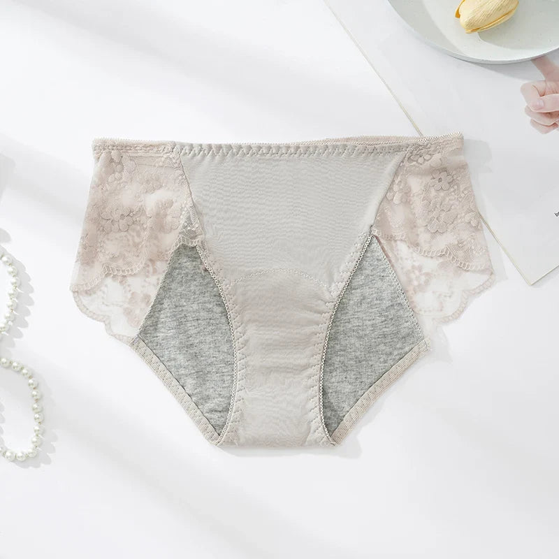 Figi menstruacyjne z koronką Nemezis-helthfit.pl