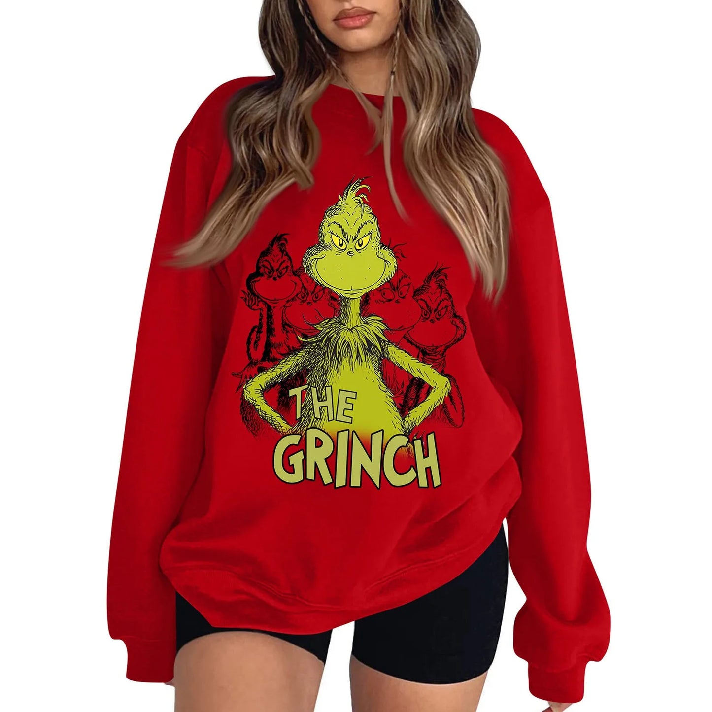 Świąteczna bluza z motywem z filmu Grinch Hera-helthfit.pl