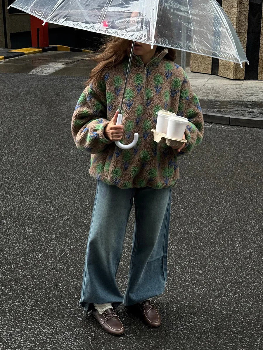 Bluza polarowa oversize Posejdon