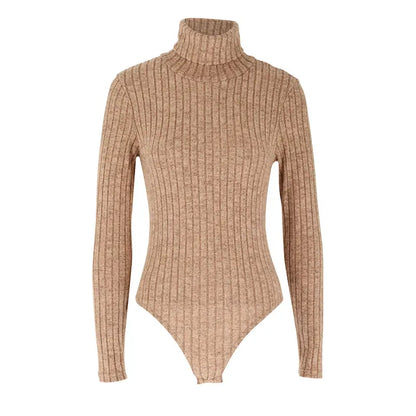 Prążkowane body z golfem Eros-helthfit.pl