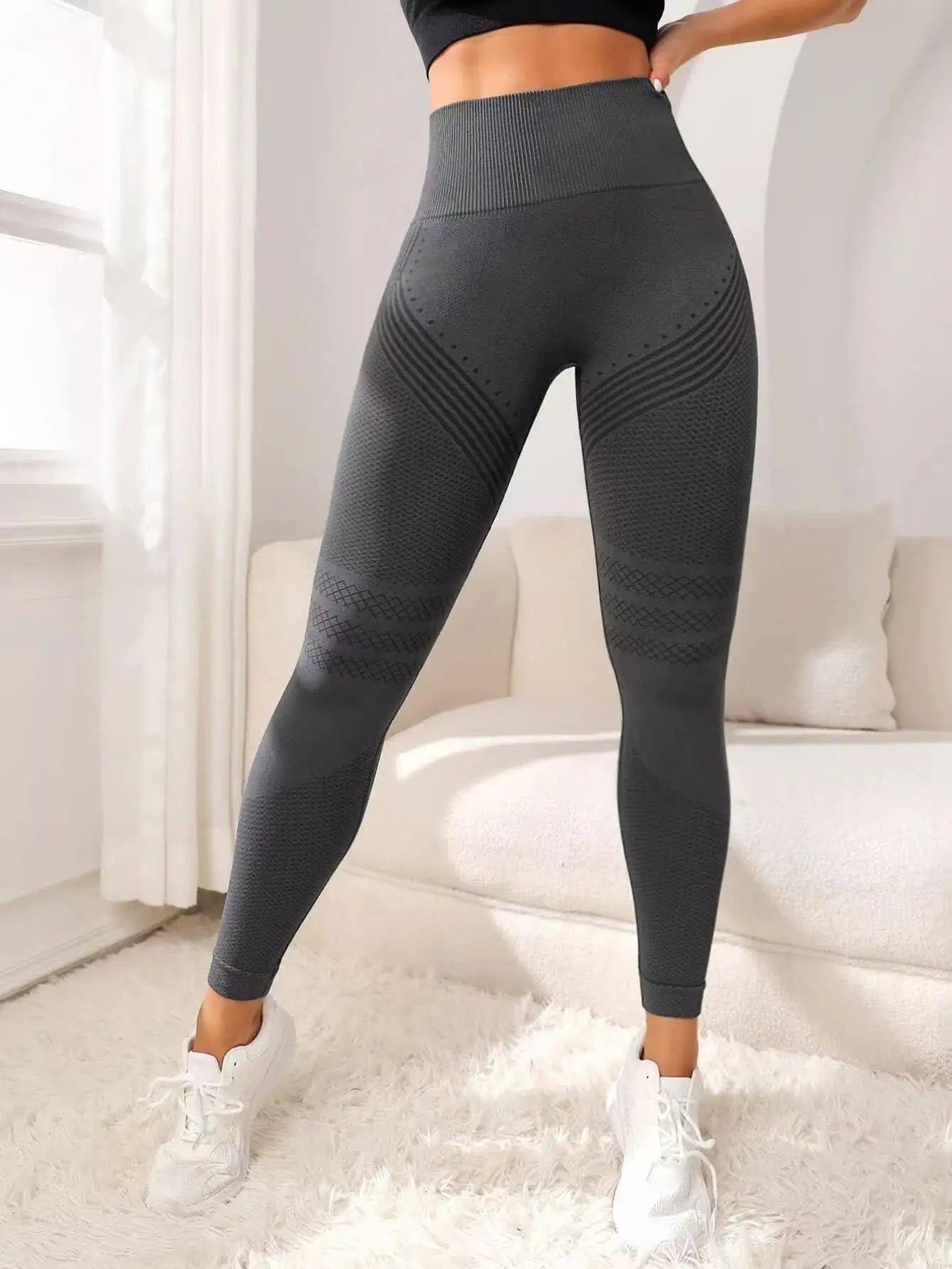 Antycellulitowe legginsy z wysokim stanem Zefir