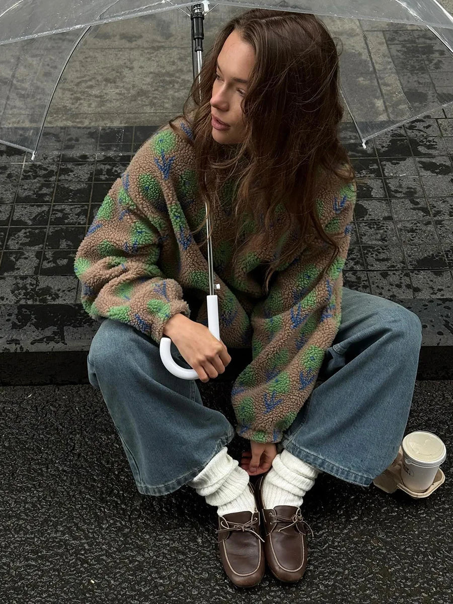 Bluza polarowa oversize Posejdon