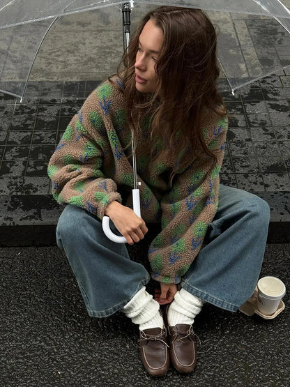 Bluza polarowa oversize Posejdon