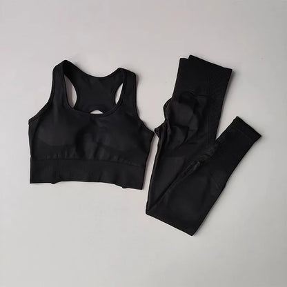Komplet sportowy top + legginsy pushup Boreasz