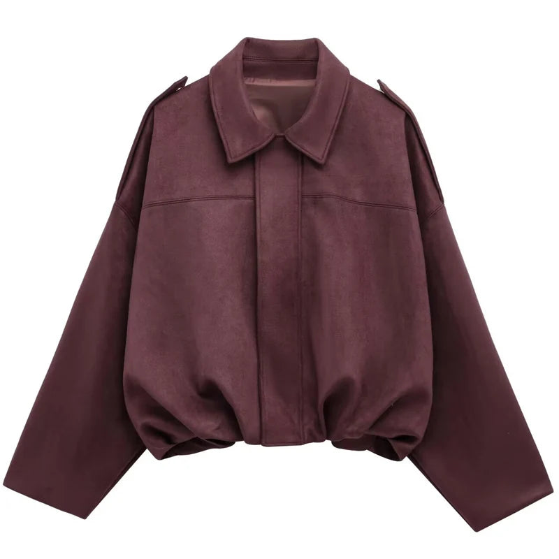 Jesienna kurtka oversize Hestia