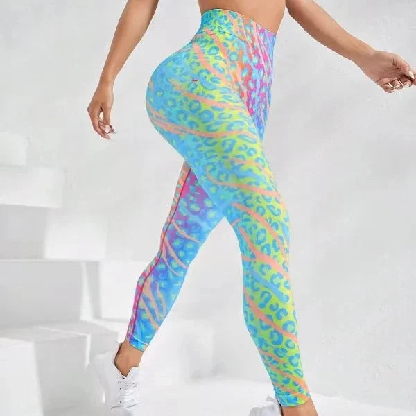 Legginsy z efektem Tie Dye i PushUP Tyche-helthfit.pl