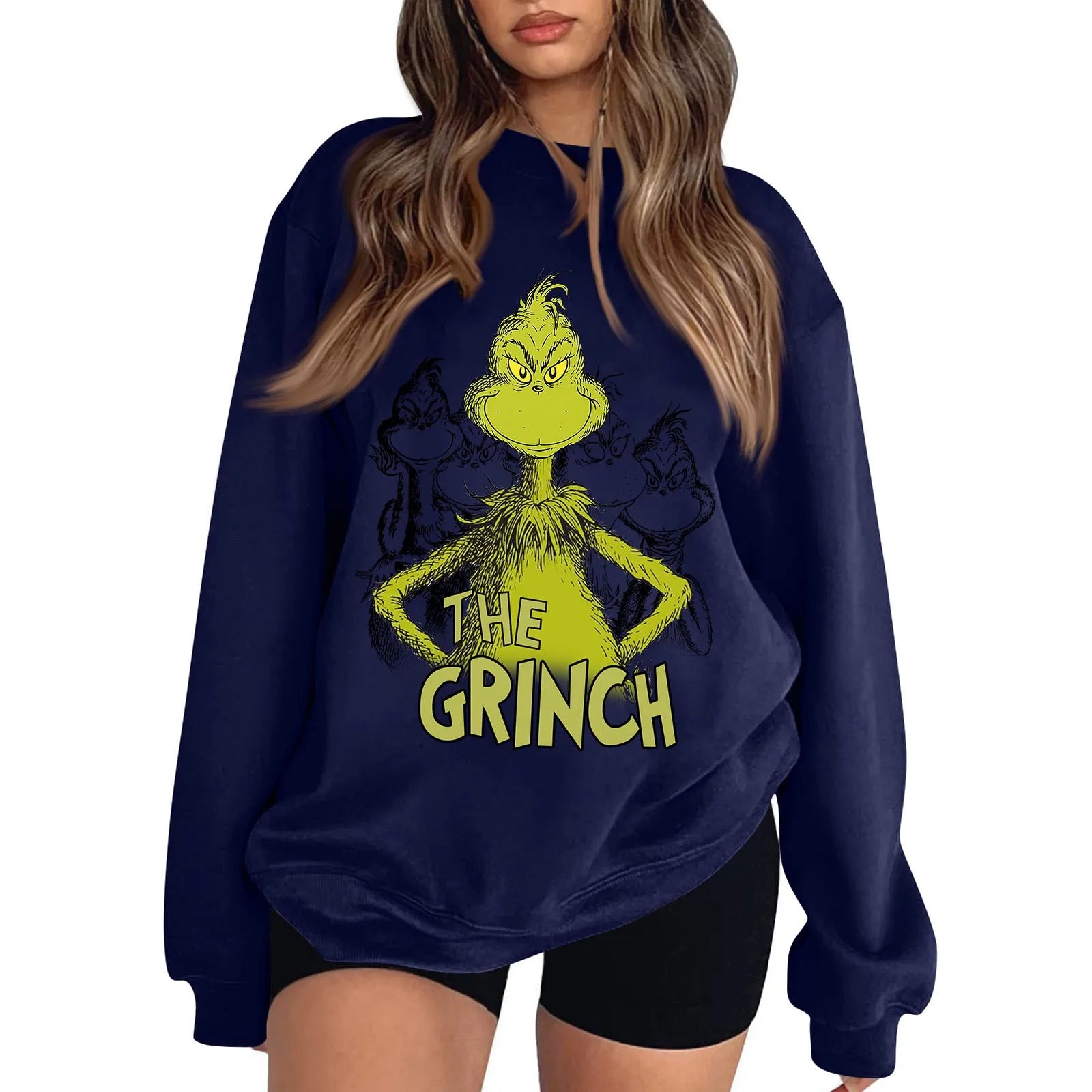 Świąteczna bluza z motywem z filmu Grinch Hera-helthfit.pl