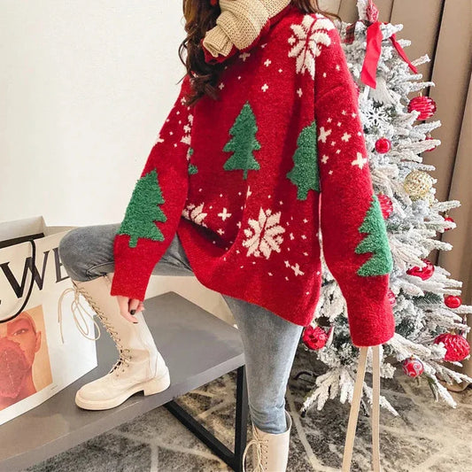 Świąteczny sweter oversize Hermes-helthfit.pl