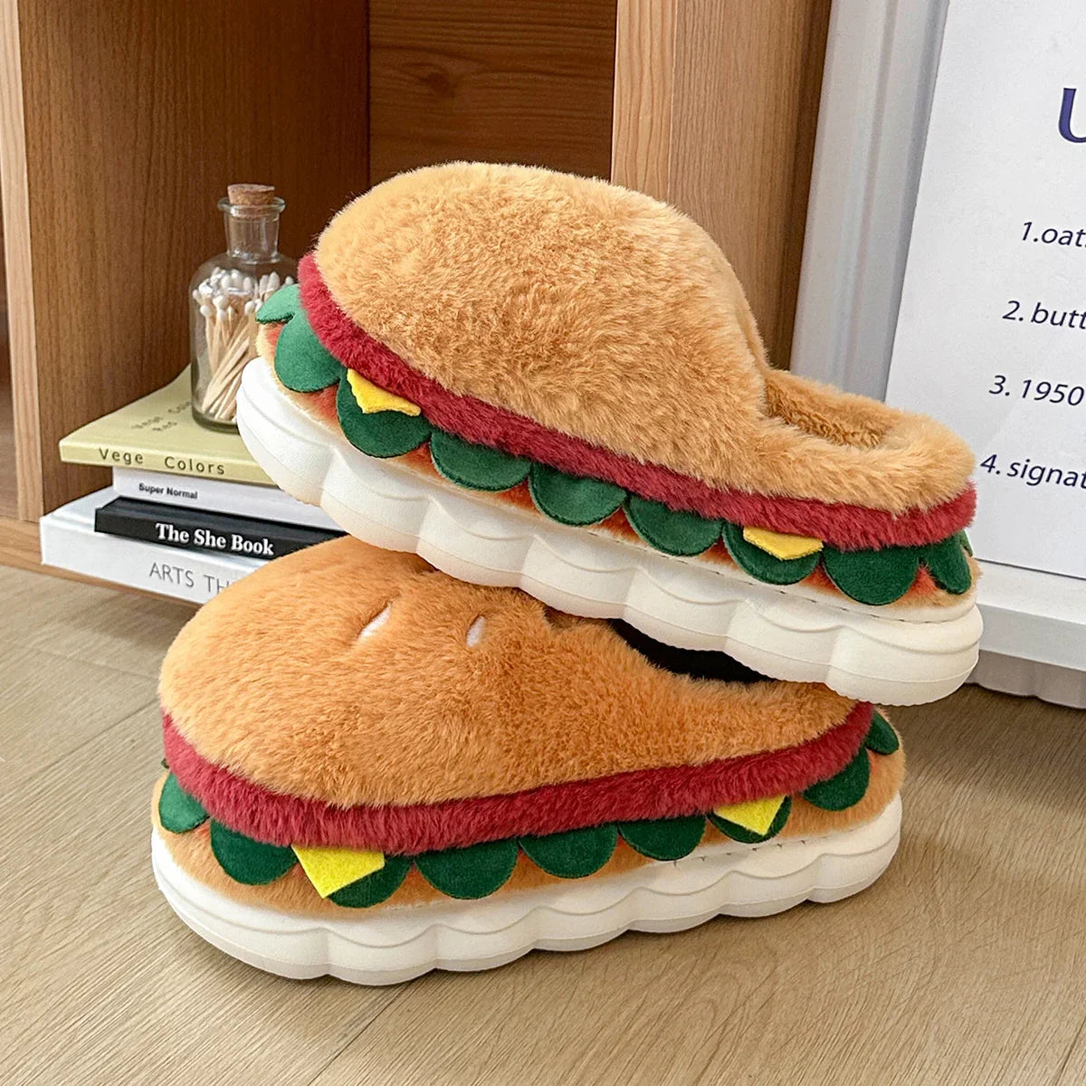 Kapcie burgery Forkis