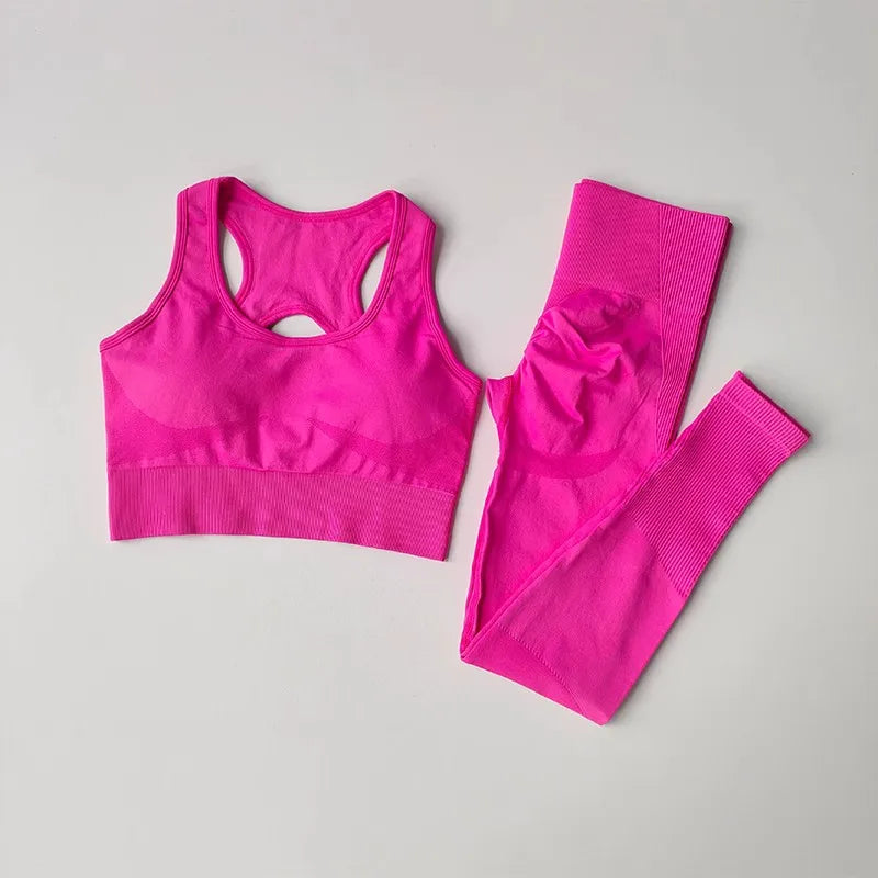 Komplet sportowy top + legginsy pushup Boreasz