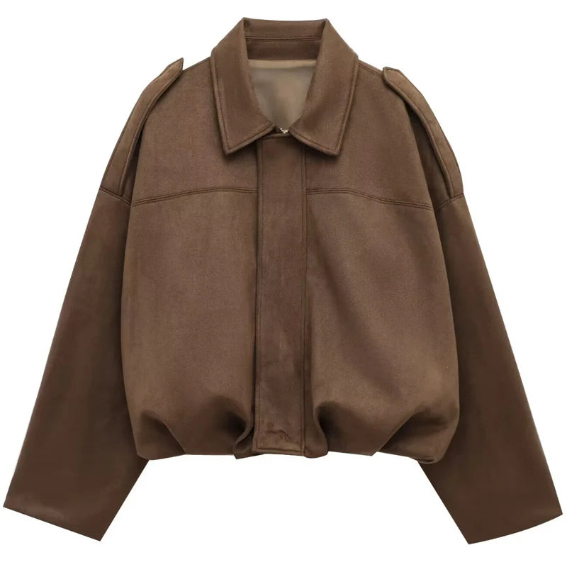Jesienna kurtka oversize Hestia
