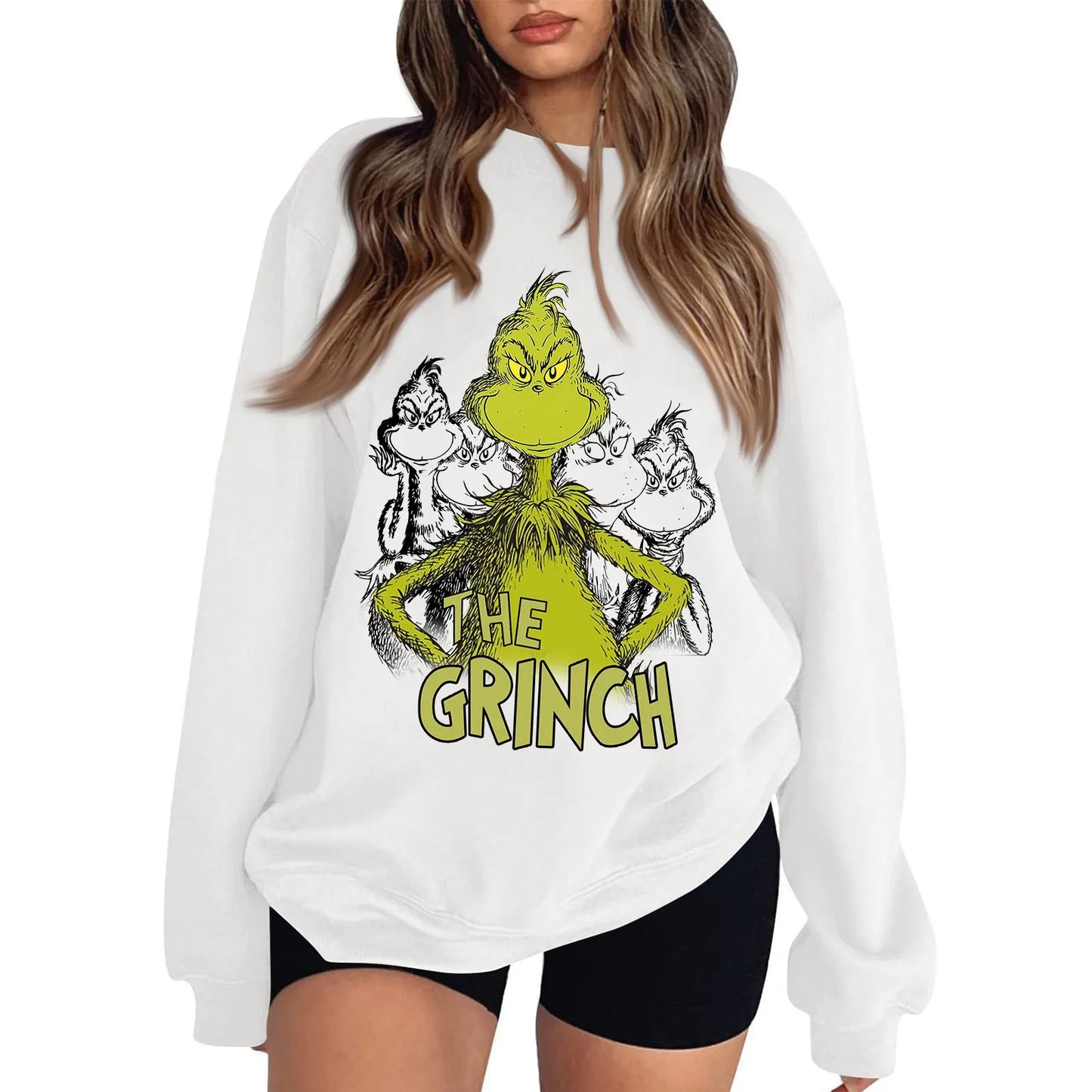 Świąteczna bluza z motywem z filmu Grinch Hera-helthfit.pl