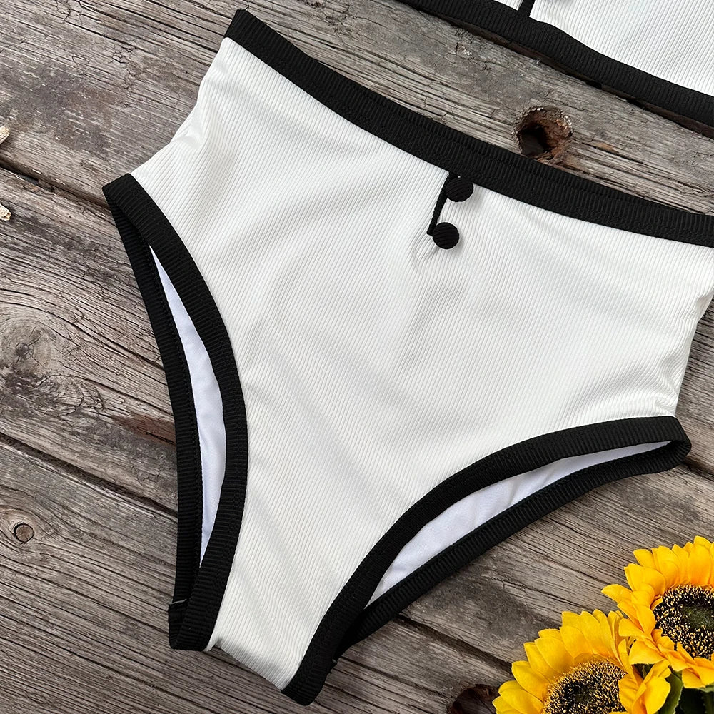 Dwuczęściowy strój kąpielowy w stylu retro Tryton-helthfit.pl