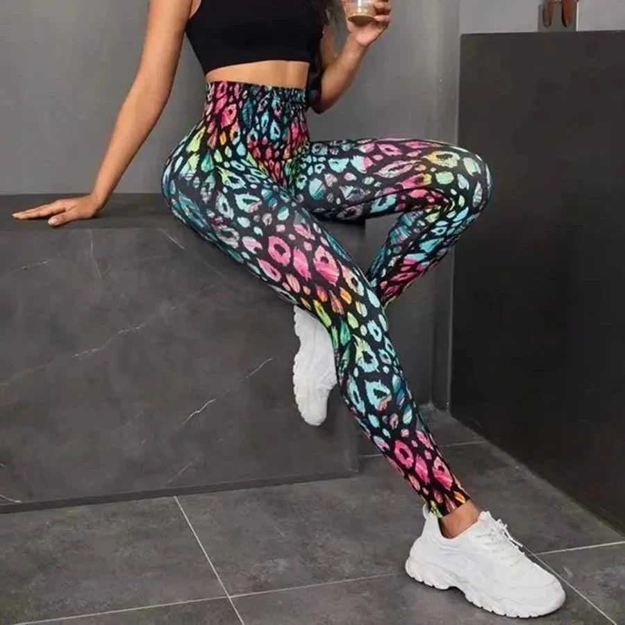 Wzorzyste legginsy PushUP Ares-helthfit.pl