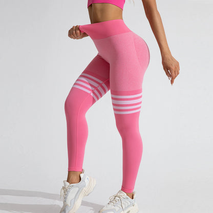 Legginsy z ozdobnymi paskami i efektem PushUp Ejlejtyja-helthfit.pl