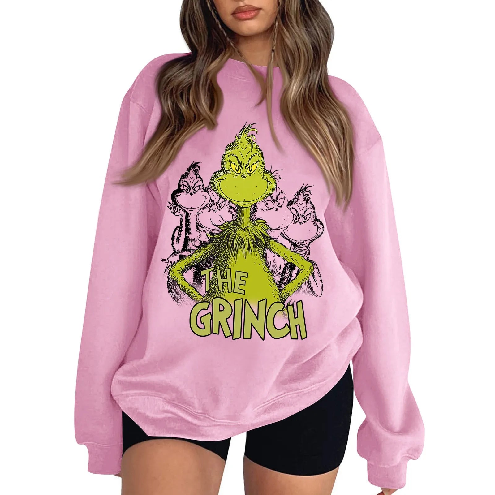 Świąteczna bluza z motywem z filmu Grinch Hera-helthfit.pl
